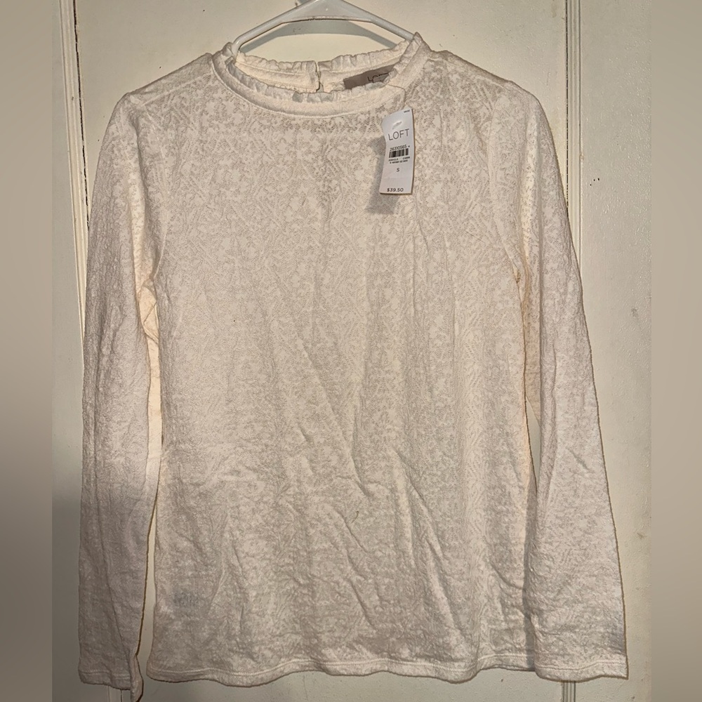 Cream Lace Blous